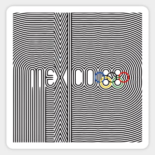 Mexico 68 Olympic Games Sticker